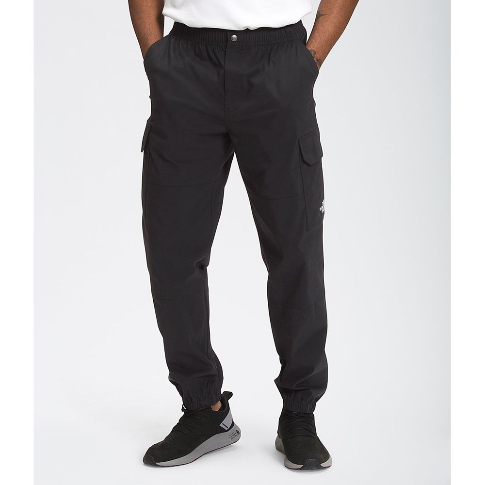 The North Face Pants Mens Australia - The North Face Karakash Cargo Black (ZAX-573490)